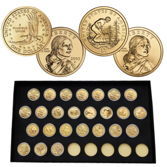 2000-2025 Native American/Sacagawea Dollars Complete Year Set 1