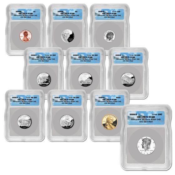 2006 S Silver Proof Set PR70 1