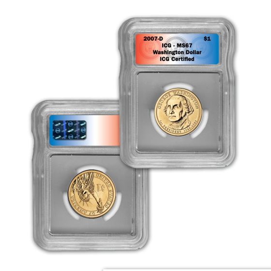 2007 Washington Dollar MS67 1
