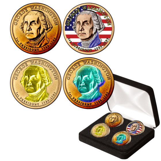 Presidential Dollar Enhanced Type Set-George Washington 1