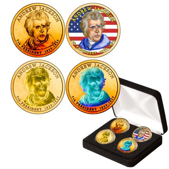 Presidential Dollar Enhanced Type Set-Andrew Jackson 1