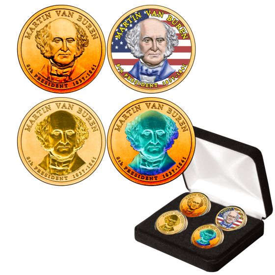Presidential Dollar Enhanced Type Set-Martin Van Buren 1