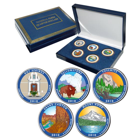 National Park Quarter Sets - Colorized 1