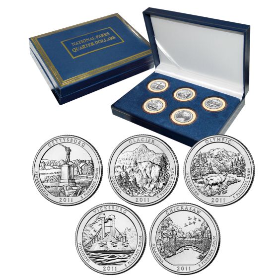 National Park Quarter Sets - Uncirculated-2011 1