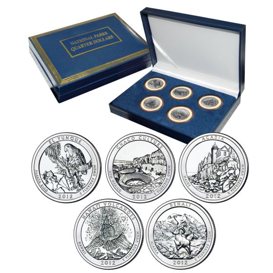National Park Quarter Sets - Uncirculated-2012 1