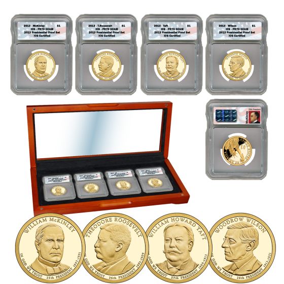 The Presidential Dollar Proof Set ICG PR70-2013 1