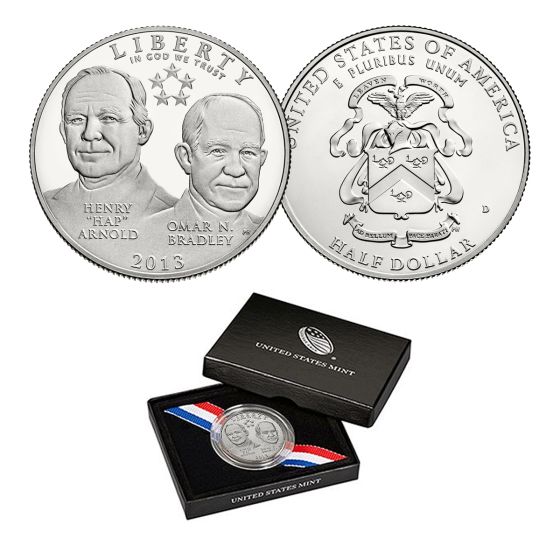 2013 Five Star Generals Half Dollar Uncirculated Coin 2