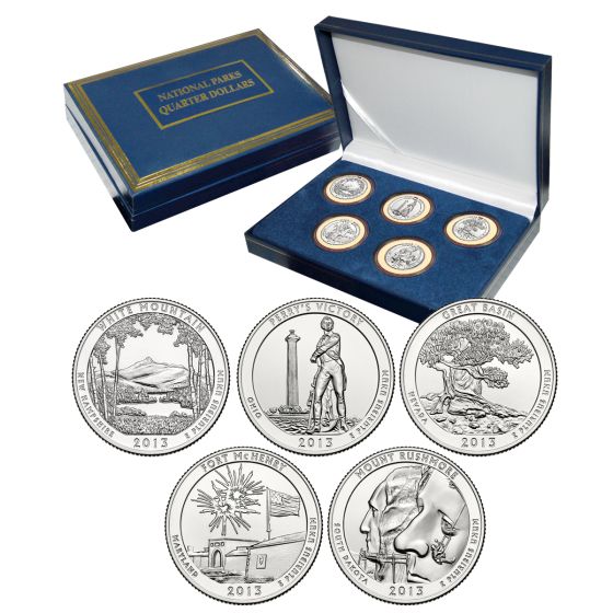 National Park Quarter Sets - Uncirculated-2013 1