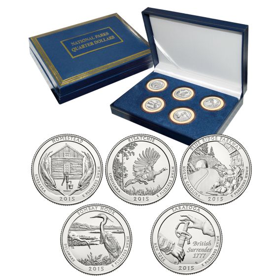 National Park Quarter Sets - Uncirculated-2015 1