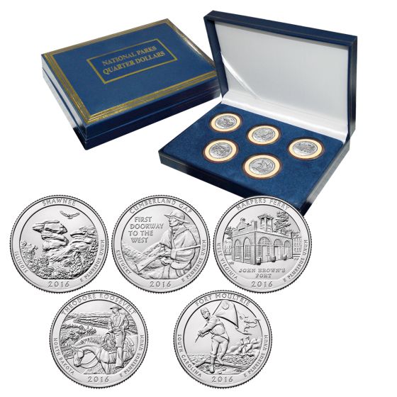 National Park Quarter Sets - Uncirculated-2016 1