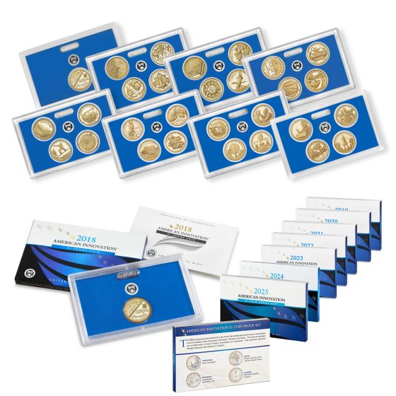 2018-2025 American Innovation $1 Proof Coin Collection 1
