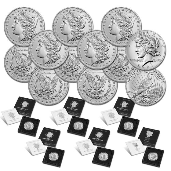 2021 Morgan Silver Dollars (OGP/COA) 1