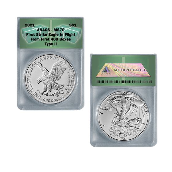 2021 Silver Type 2 Eagle MS70 ( First Day of Production) 1
