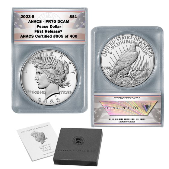 2023-S Peace Silver Proof Dollar PR70 1
