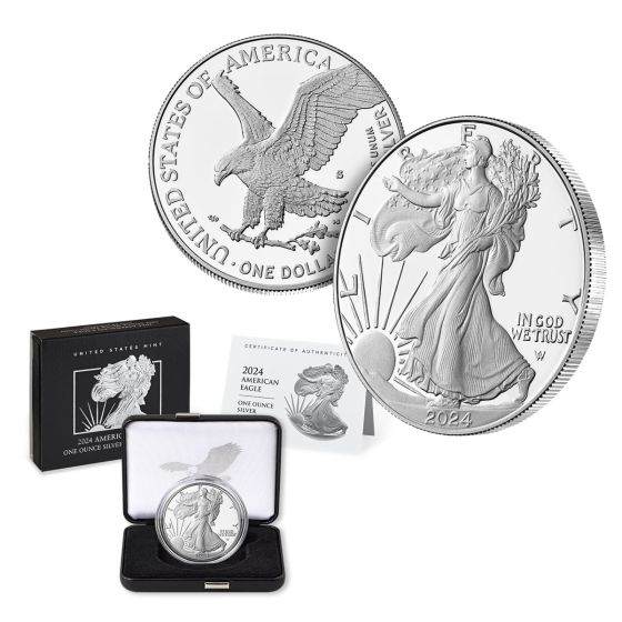 2024-S Proof American Silver Eagle OGP/COA  1