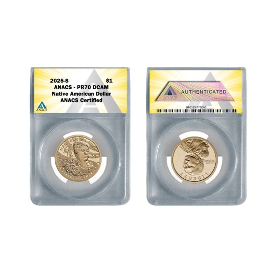 2025 S Sacagawea $1 Native American Proof Coin PR70 DCAM 1