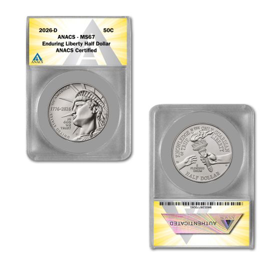 2026 D Semiquincentennial Liberty Half Dollar MS67 1