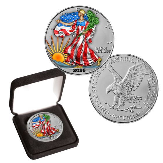 2026 Colorized American Silver Eagle  1
