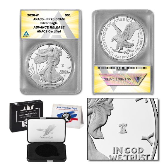 2026-W Proof American Silver Eagle PR70 Advanced Release 1
