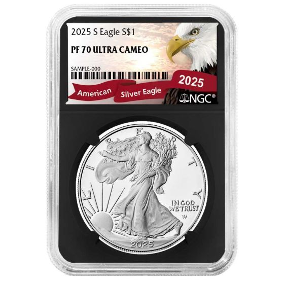 2025-S Proof American Silver Eagle PR70  1