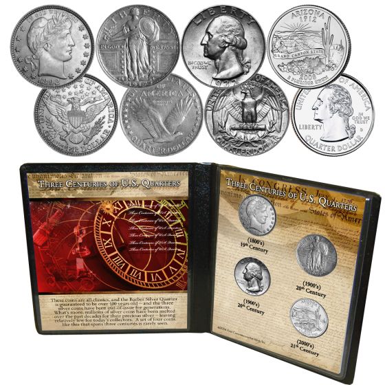 US Quarters - 3 Centuries 1
