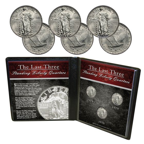 Last 3 Standing Liberty Quarters 1
