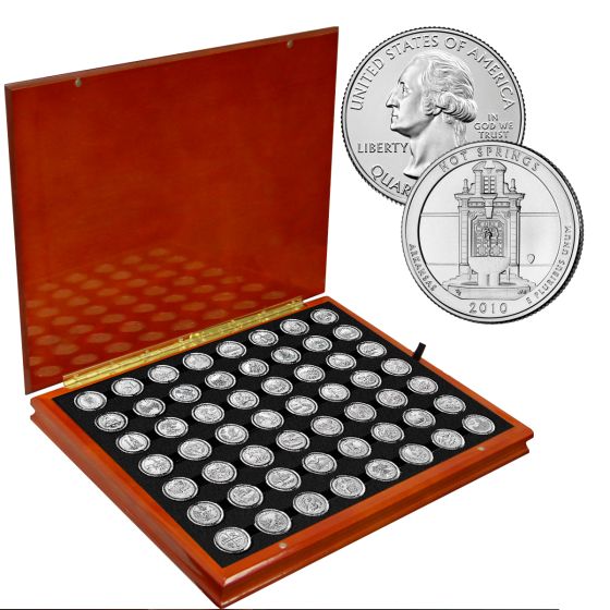 National Park Quarter America the Beautiful brilliant Uncirculated Complete set (2010-2021) 1