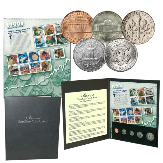 Celebrate the Century Coin & Stamp Collection-The 1990's 2