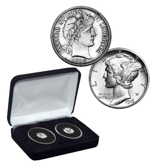 Double Dated 1916 Dime Collection 1