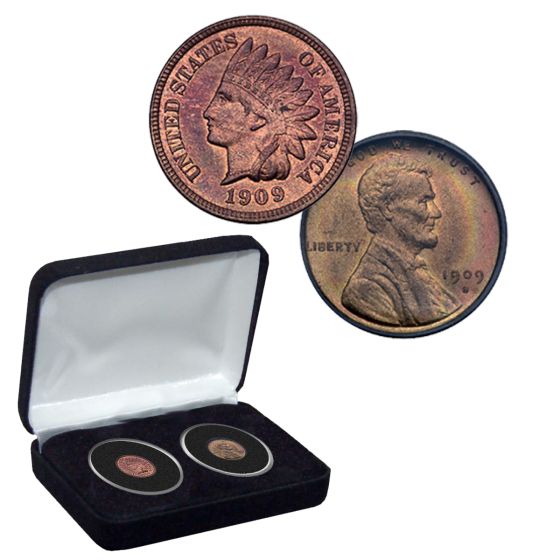 Double Dated 1909 Cent Collection 1