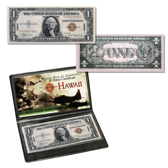 1935A WWII Hawaii $1 Emergency Note 2