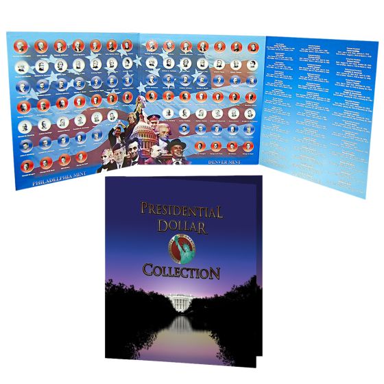 Presidential Dollar Coin Folder Album-Single 1