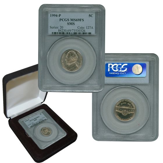 1994 P SMS Jefferson Nickel MS 69 FS  1