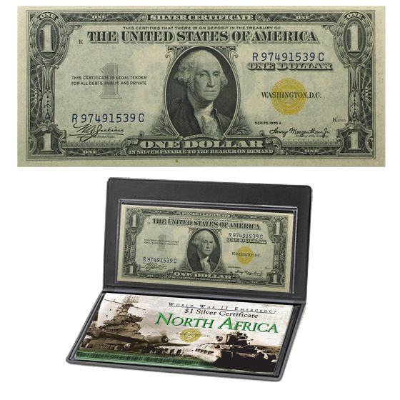 1935A WWII North Africa $1 Emergency Note 2