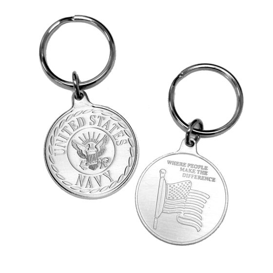 Military Service Keychain-Navy 1