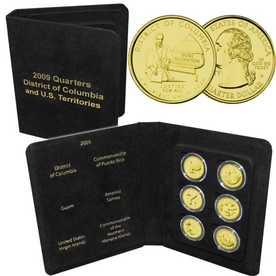 State Quarters 24 Karat Gold Plated Sets-2009 1