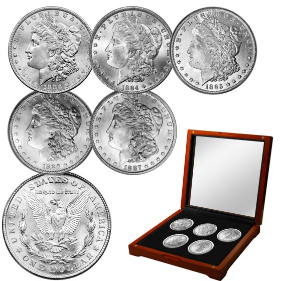 Philadelphia Mint Morgan Dollars - (1883-1887)  1