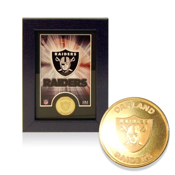 NFL Framed Team Medallion-Oakland Raiders 1