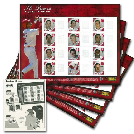 St. Louis Cardinals Postage Stamp Sheets 2