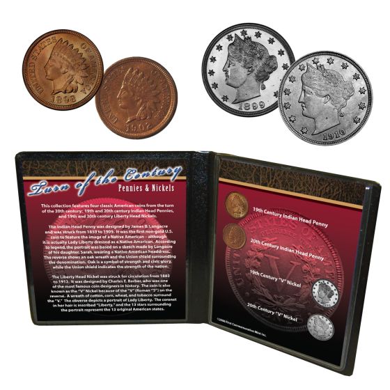 Turn of the Century Pennies and Nickels 1