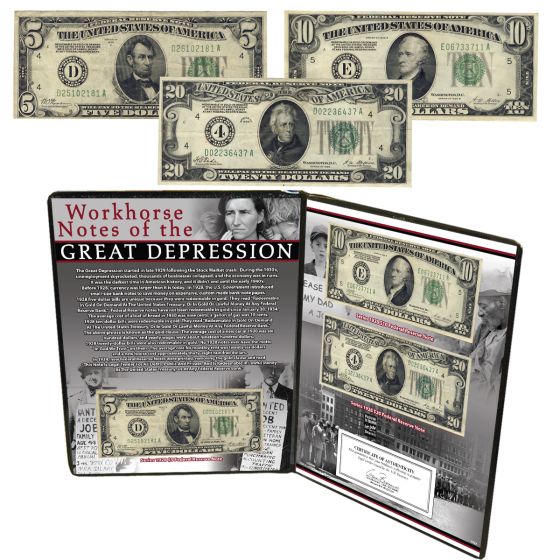 Workhorse Notes of the Great Depression - 1928 Federal Reserve Notes 1
