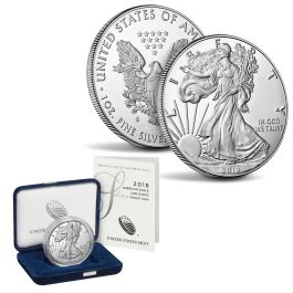 2017-W Proof $1 American Silver Eagle Box OGP & COA 