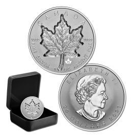 2015 Canada Maple Leaf Shaped 1 oz Silver Proof $20 Coin NGC PF69 UC SKU48516 