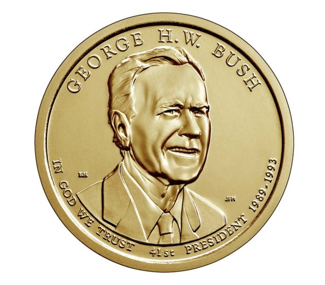 2020 George H.W. Bush Presidential Dollar Coin 1