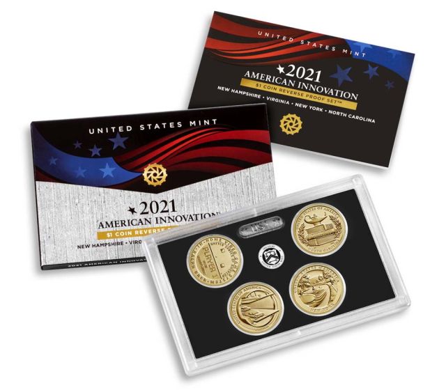 2021 American Innovation $1 Coin Reverse Proof Set (OGP/COA) 1