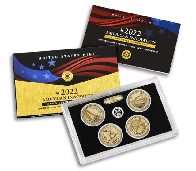 2022 American Innovation $1 Coin Reverse Proof Set (OGP/COA) 1