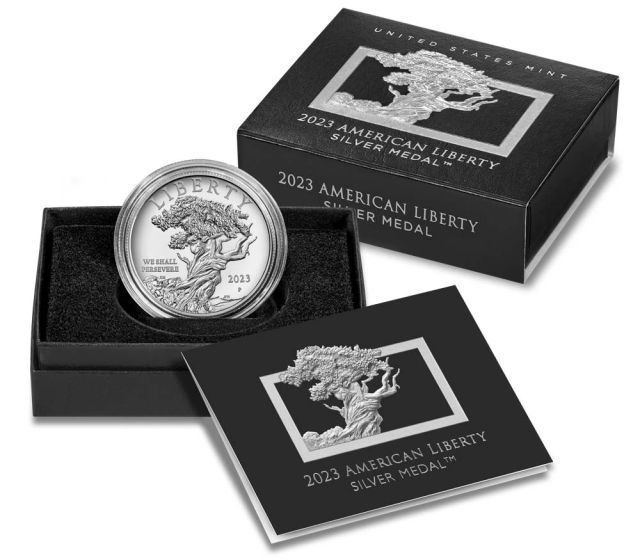2023-P American Liberty Silver Medal (COA/OGP)  1