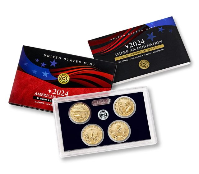 2024 American Innovation $1 Coin Reverse Proof Set (OGP/COA) 1