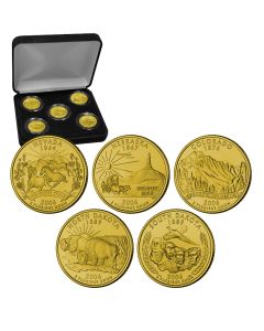 State Quarters 24 Karat Gold Plated Sets-2006