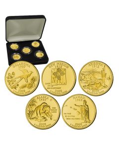 State Quarters 24 Karat Gold Plated Sets-2008